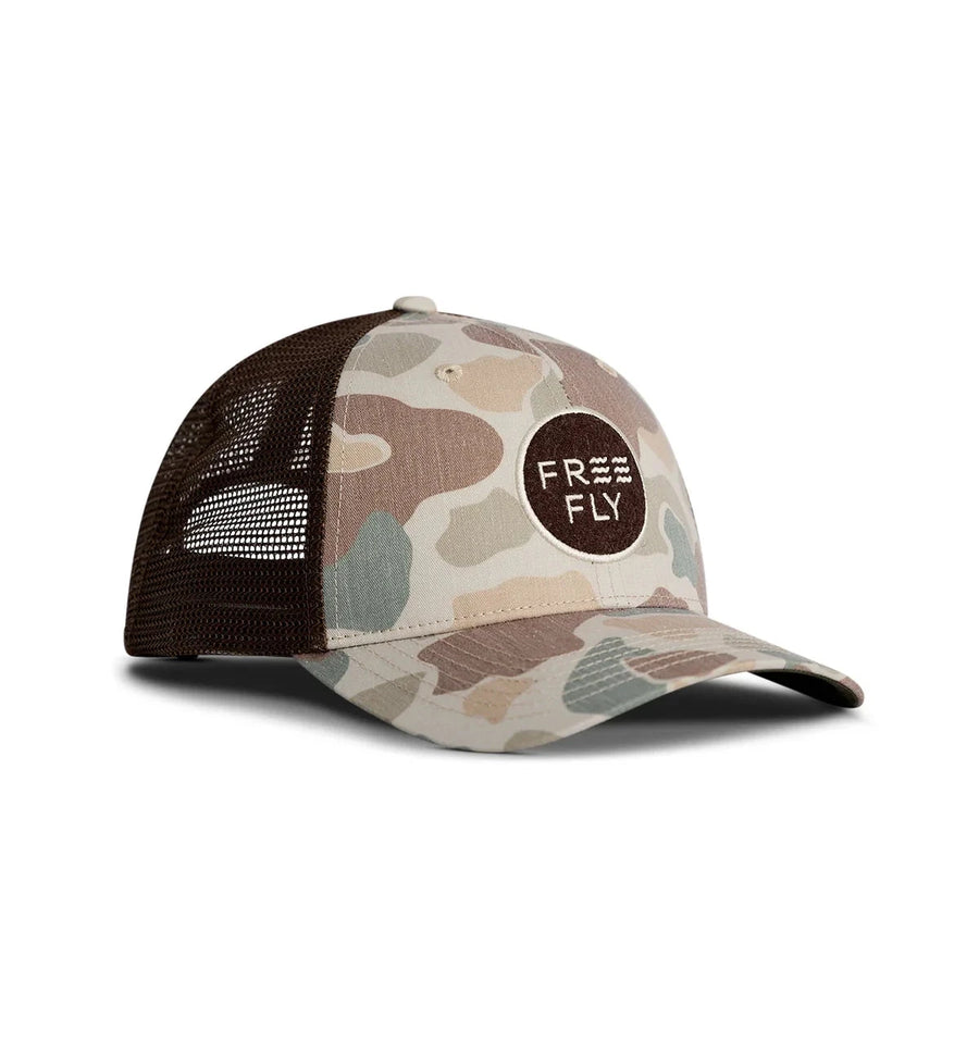 Free Fly Camo Trucker Hat Hats Free Fly 