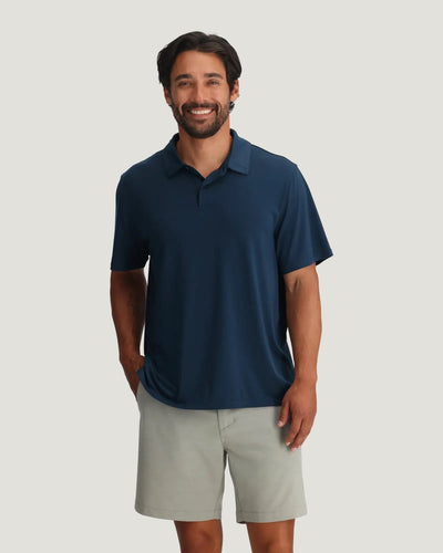 Free Fly Elevate Polo - Men's Shirts Free Fly True Navy S