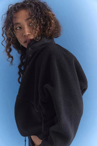 Free People Movement Hit The Slopes Fleece Jacket Women's Fleece Jackets Free People Movement