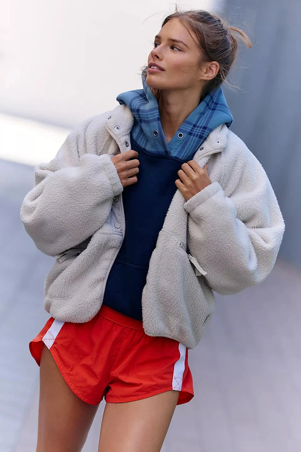 Free People Movement Hit The Slopes Fleece Jacket Women's Fleece Jackets Free People Movement