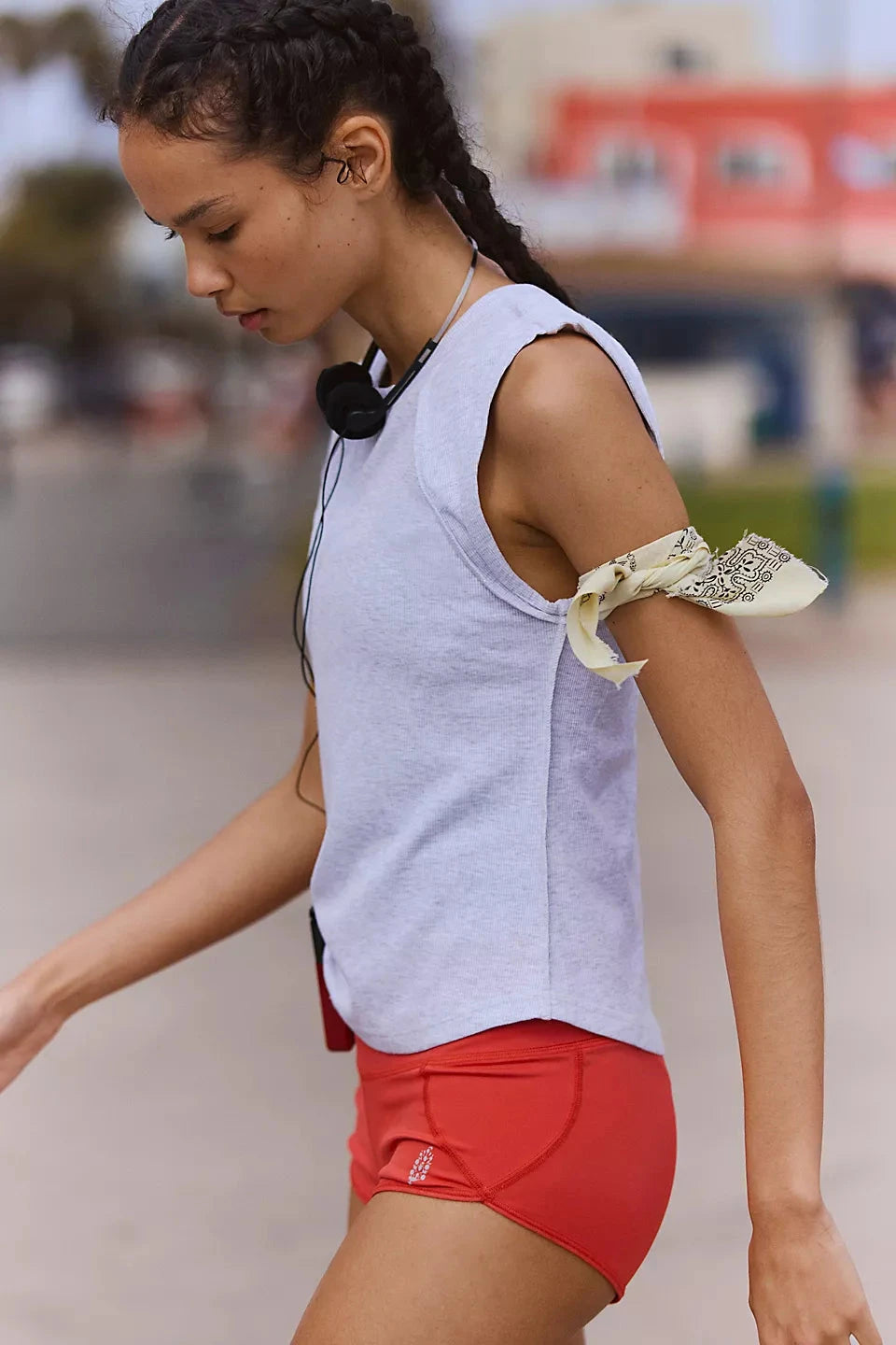 Free People Movement Love My Twist Muscle Tank Women's Performance Tank Tops Free People Movement