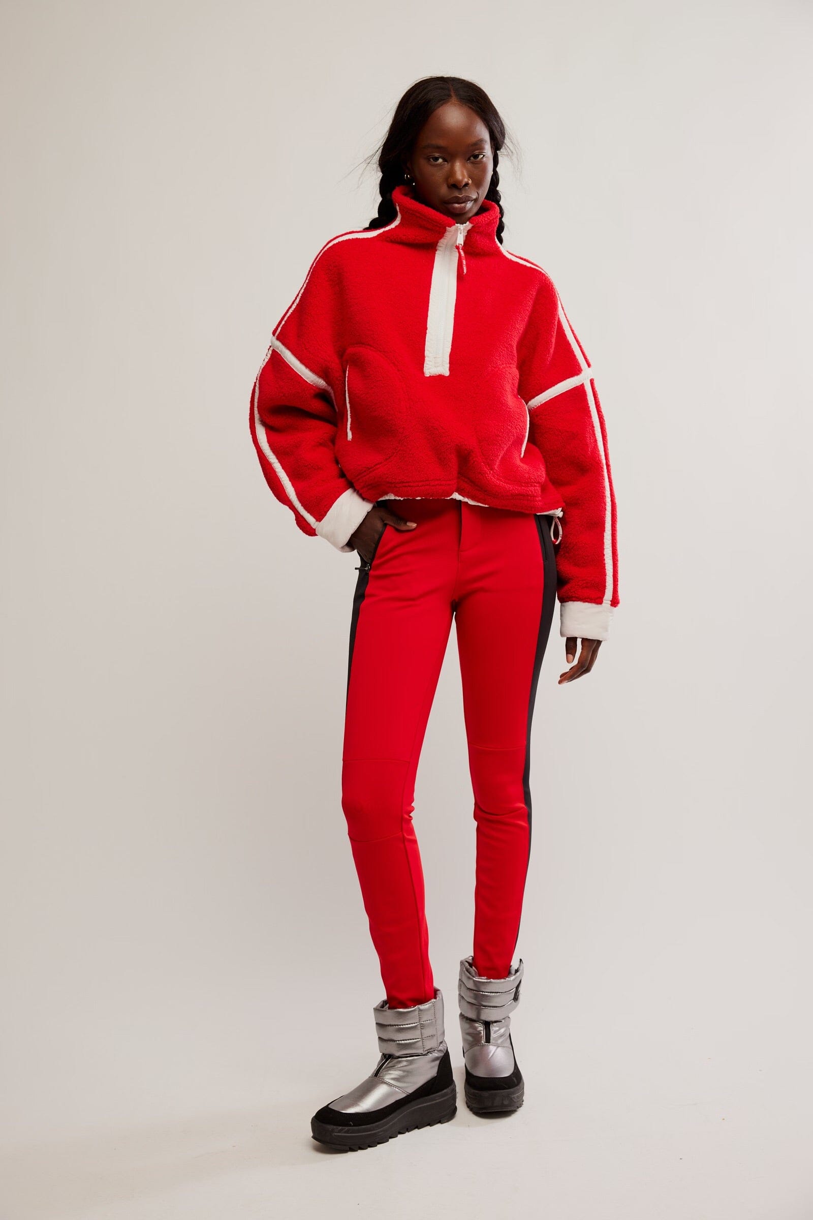 Free People Movement Mountain High Half-Zip Fleece Women's Fleece Pullover Free People Movement