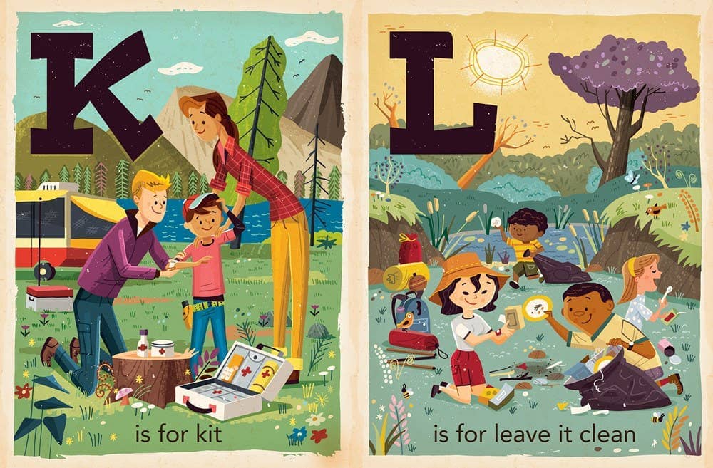Gibbs Smith - C is for Camping: A Camping Alphabet Gifts Gibbs Smith