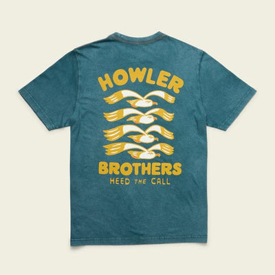 Howler Bros. Cotton T-Shirt General Howler Brothers Flocka Seagulls : Storm M