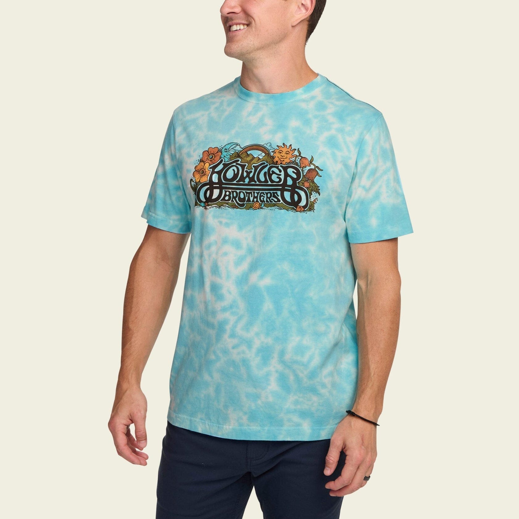 Howler Bros. Cotton T-Shirt General Howler Brothers Verdant Valley : Sky Dye M