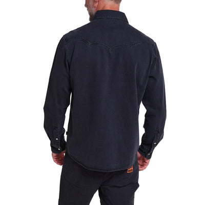 Howler Bros. Dust Up Denim Snapshirt Men's Long Sleeve Button Downs Howler Brothers