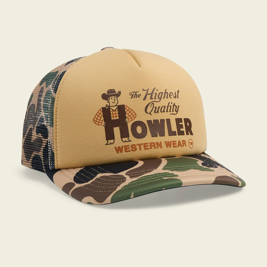 Howler Bros. Foam Dome - Howler Wester Wear : Khaki / Camo Hats Howler Brothers 