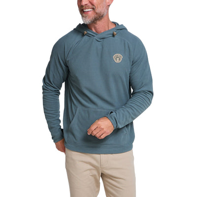Howler Bros. Palo Duro Fleece Hoodie Men's Performance Sweatshirts Howler Brothers Stormy Sea M