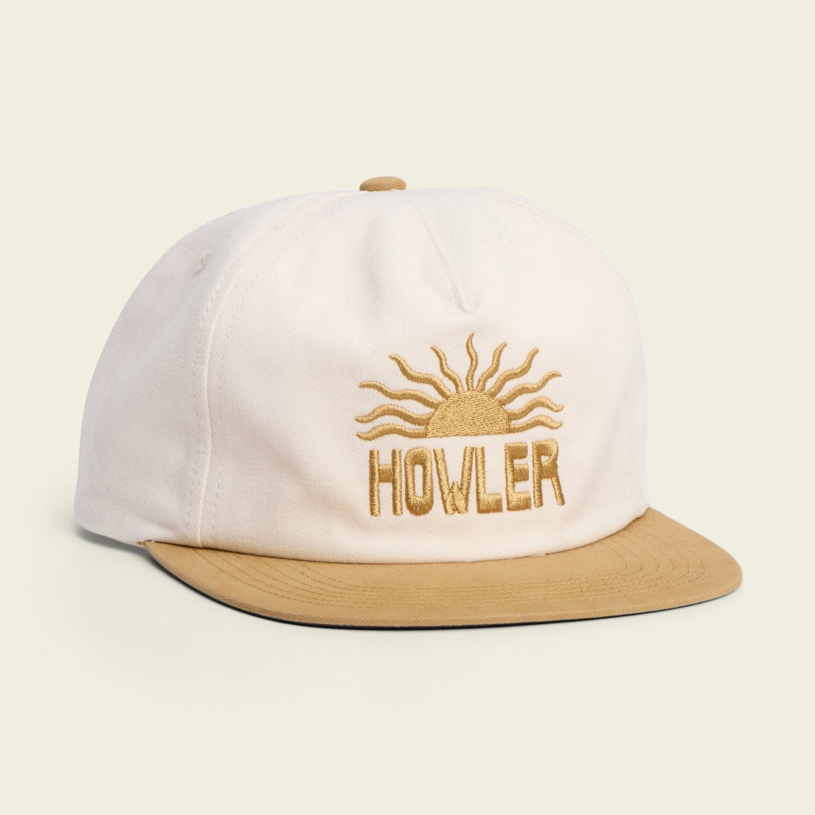 Howler Bros. Unstructured Snapback Hat General Howler Brothers El Sol: White/Gold