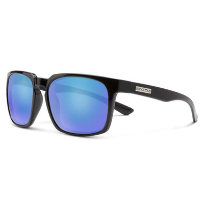 Hundo Apparel & Accessories Suncloud Optics Black + Polarized Blue Mirror One Size