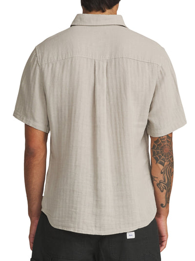 Katin Alan Solid Shirt Men's Short Sleeve Button Downs Katin