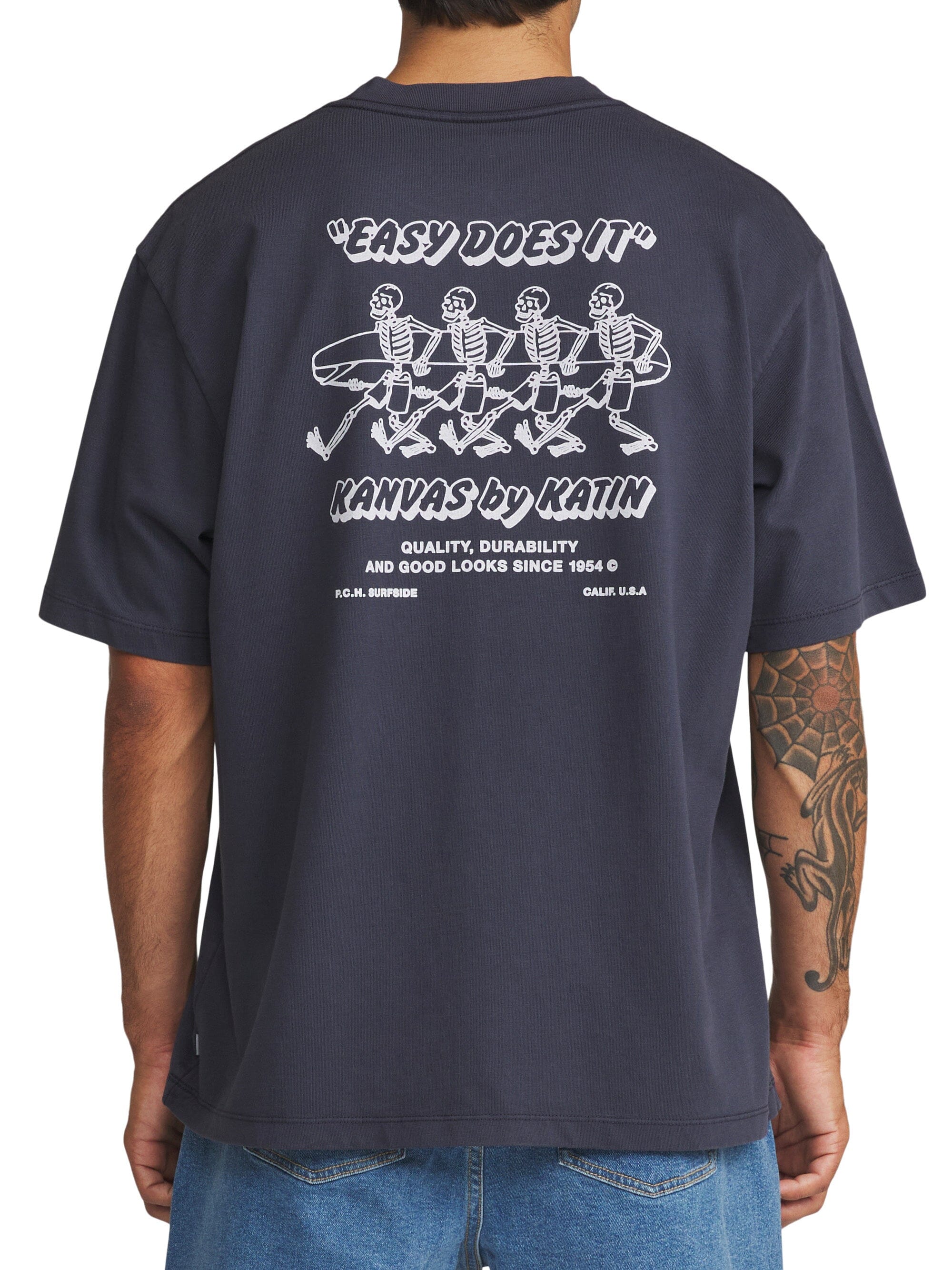 Katin Bones Box Fit Tee Men's Graphic T-Shirts Katin