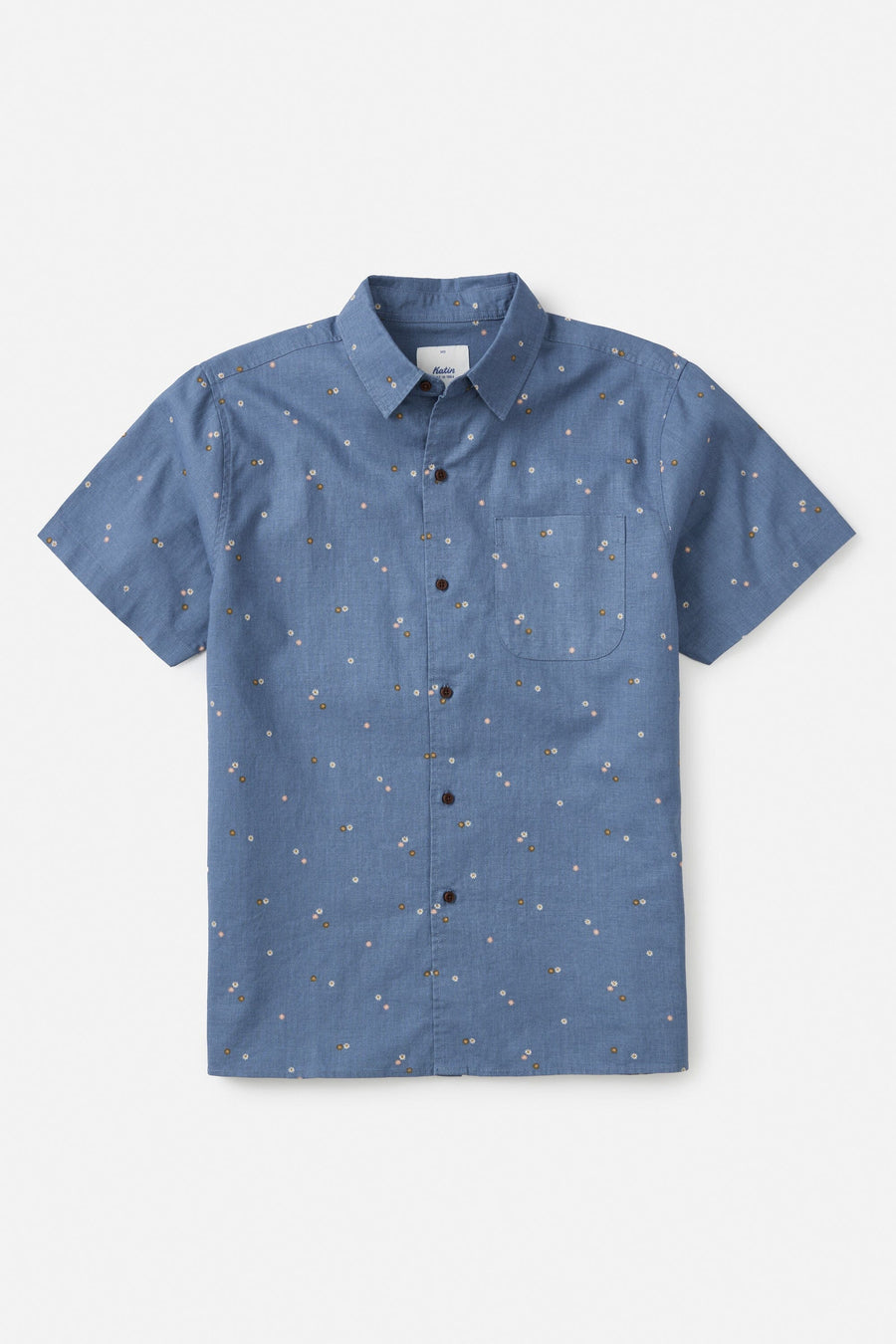 Men's Long-Sleeved Island Hopper Shirt - Large - Down River: Steam Blue