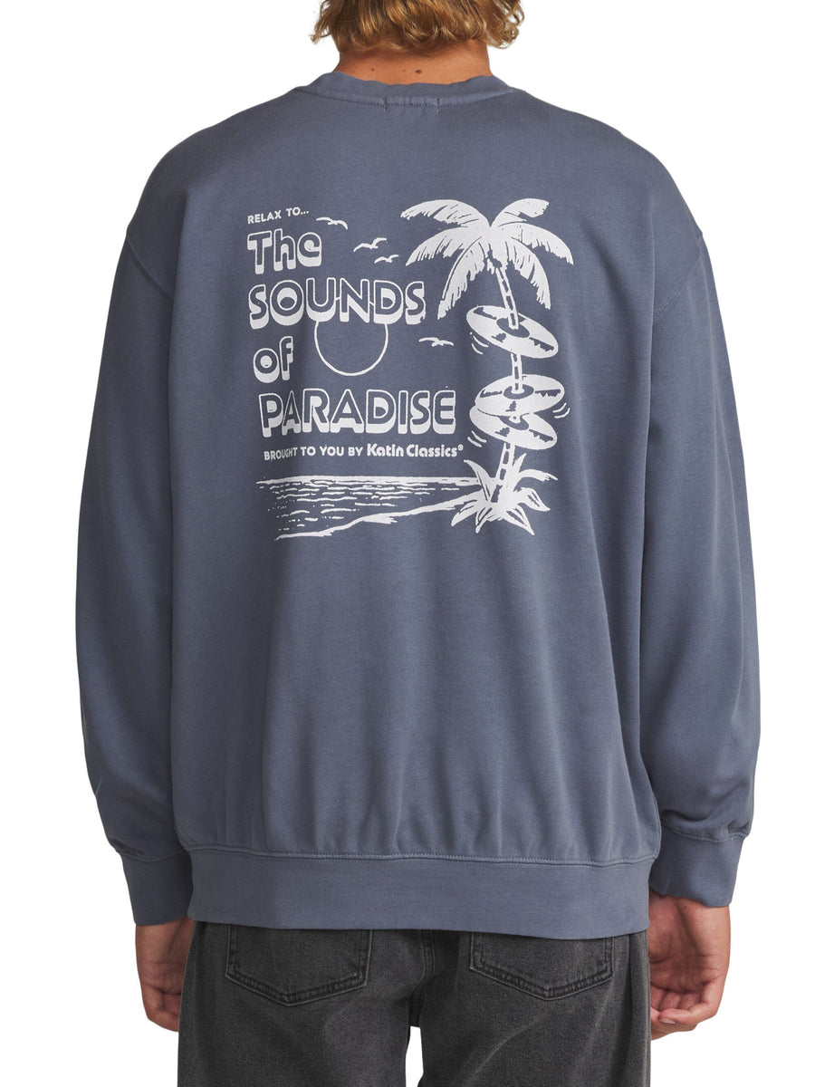 Katin Sonics Crewneck Sweatshirt - Men's Men's Casual Sweatshirts Katin Washed Blue Vintage Wash M 