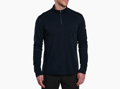 Kuhl Invigoratr Merino 1/4 Zip - Men's Men's Thermal Tops Kuhl Pirate Blue M