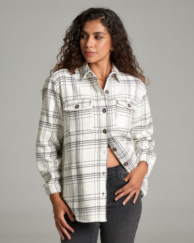 Kuhl Kove ShirtJak - Women's Women's Flannel Shirts Kuhl Cloud XS