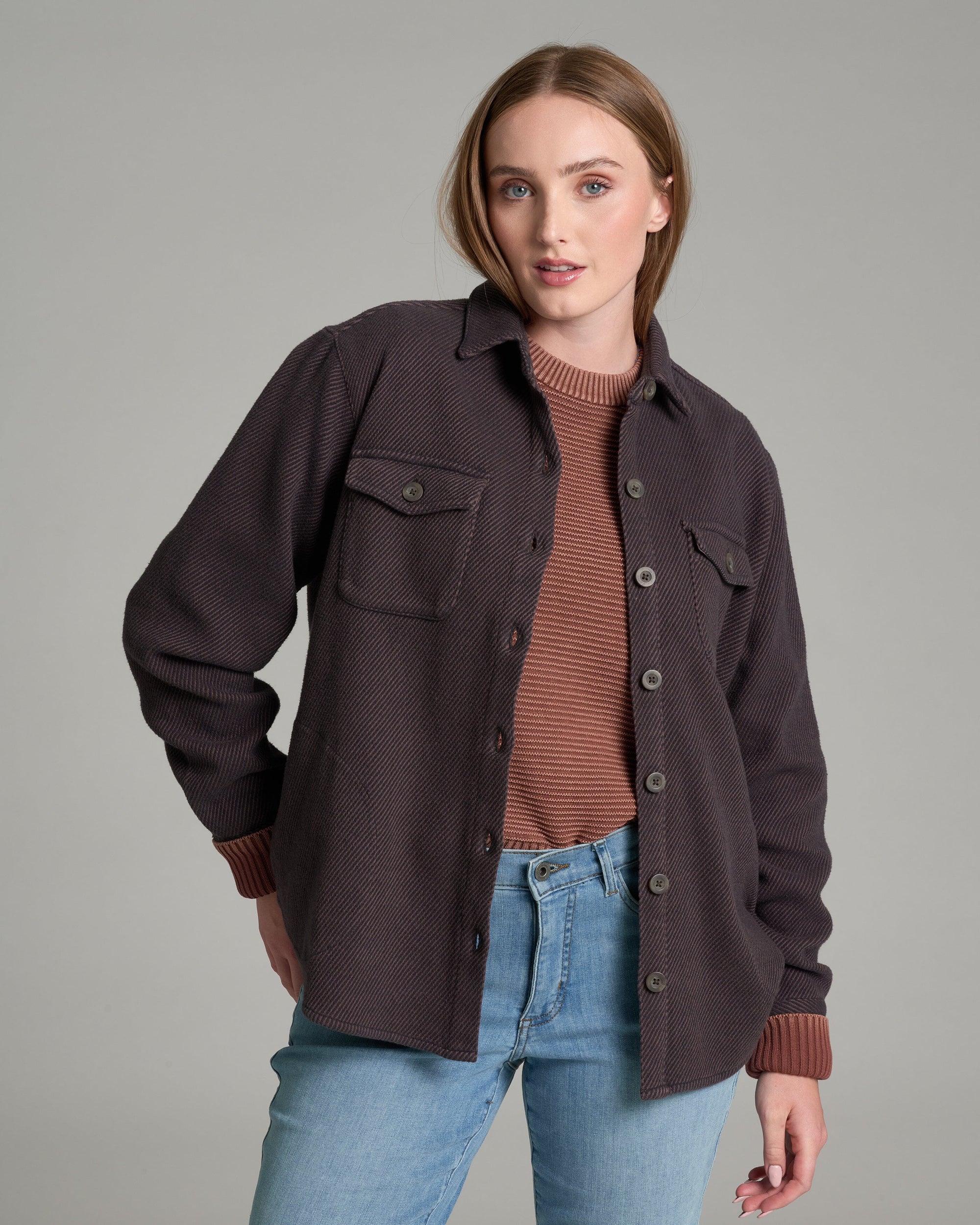 Kuhl Kove ShirtJak - Women's Women's Flannel Shirts Kuhl French Roast XS