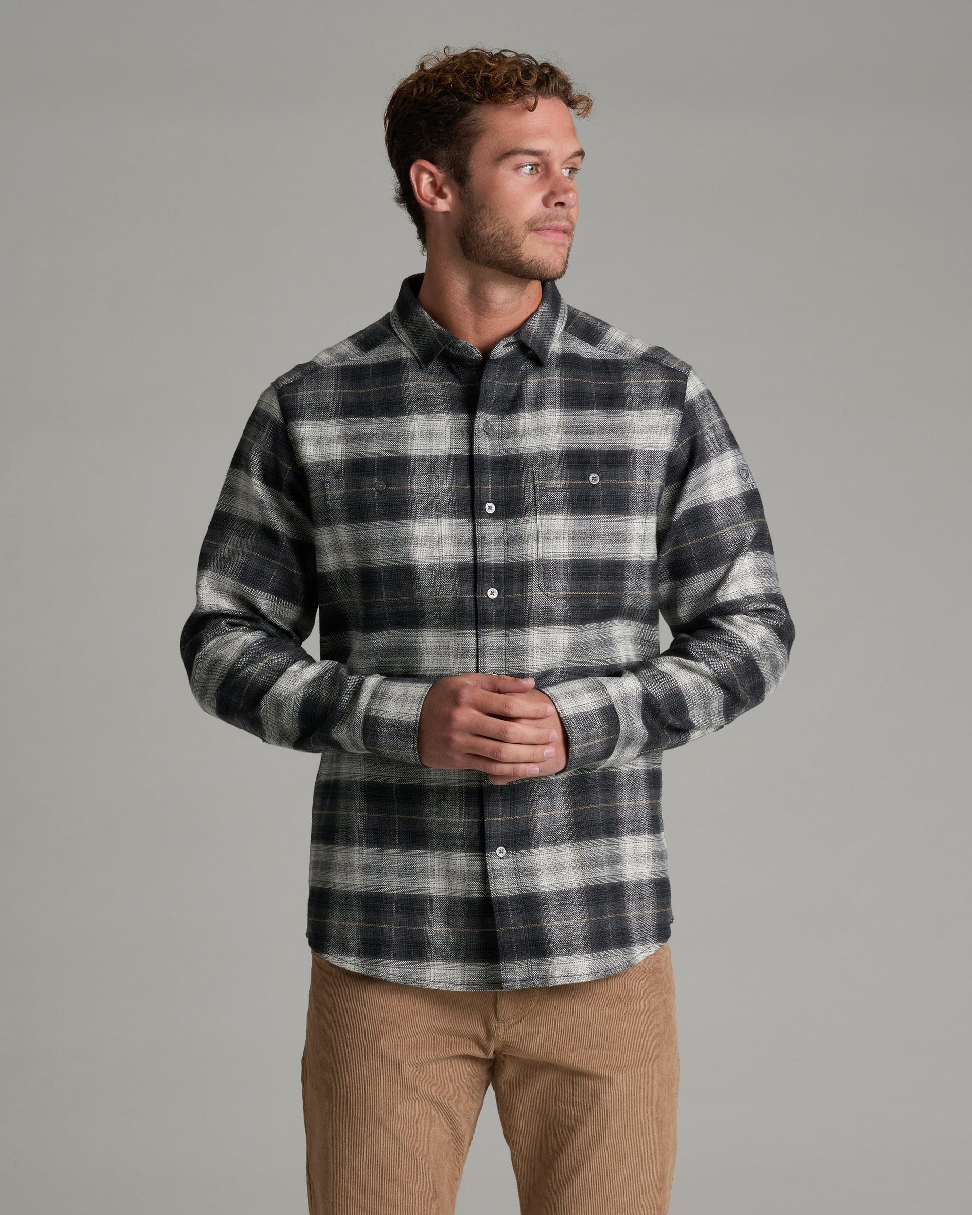 Kuhl Law Flannel - Men's Men's Flannel Shirts Kuhl Black Olive M