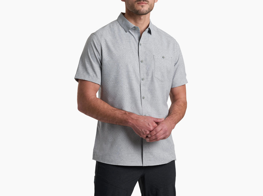 Kuhl Persuadr Short Sleeve Shirt- Men's Shirts Kuhl Ash S 