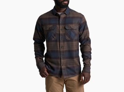 Kuhl Rydr Flannel - Men's Men's Flannel Shirts Kuhl Dark Roast M