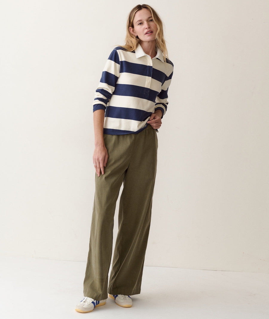 Marine Layer Allison Track Pant Women's Casual Pants Marine Layer Olive XS 