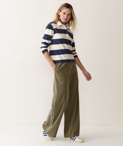 Marine Layer Allison Track Pant Women's Casual Pants Marine Layer Olive XS