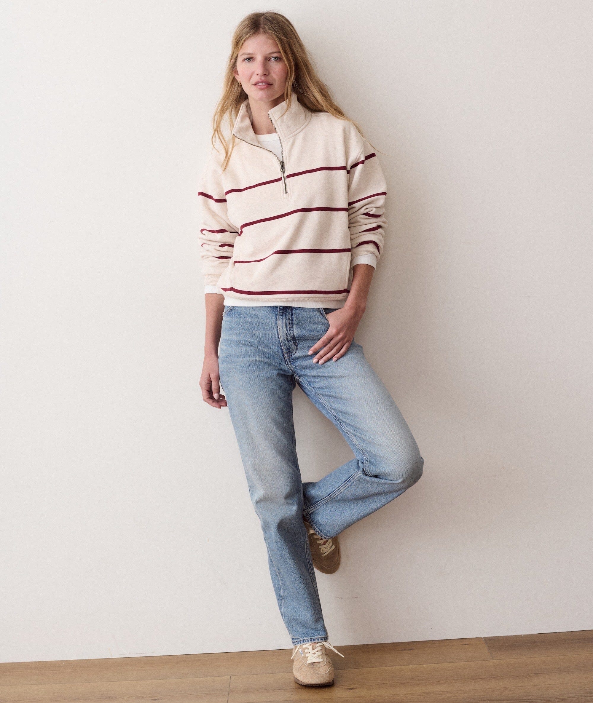 Marine Layer Cloud 9 Fleece Half Zip Women's Fleece Pullover Marine Layer