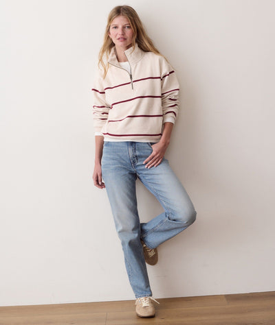 Marine Layer Cloud 9 Fleece Half Zip Women's Fleece Pullover Marine Layer