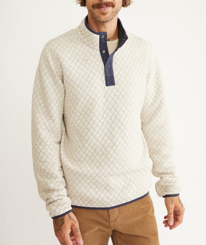 Marine Layer Corbet Quilted Reversible Pullover Shirts Marine Layer 