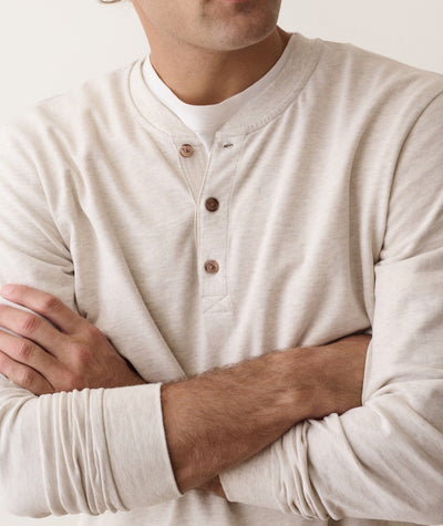 Marine Layer Luxe Jersey Henley – Men's Men's Henleys Marine Layer