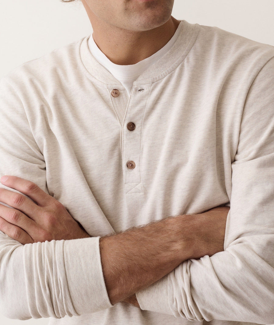 Marine Layer Luxe Jersey Henley – Men's Men's Henleys Marine Layer 