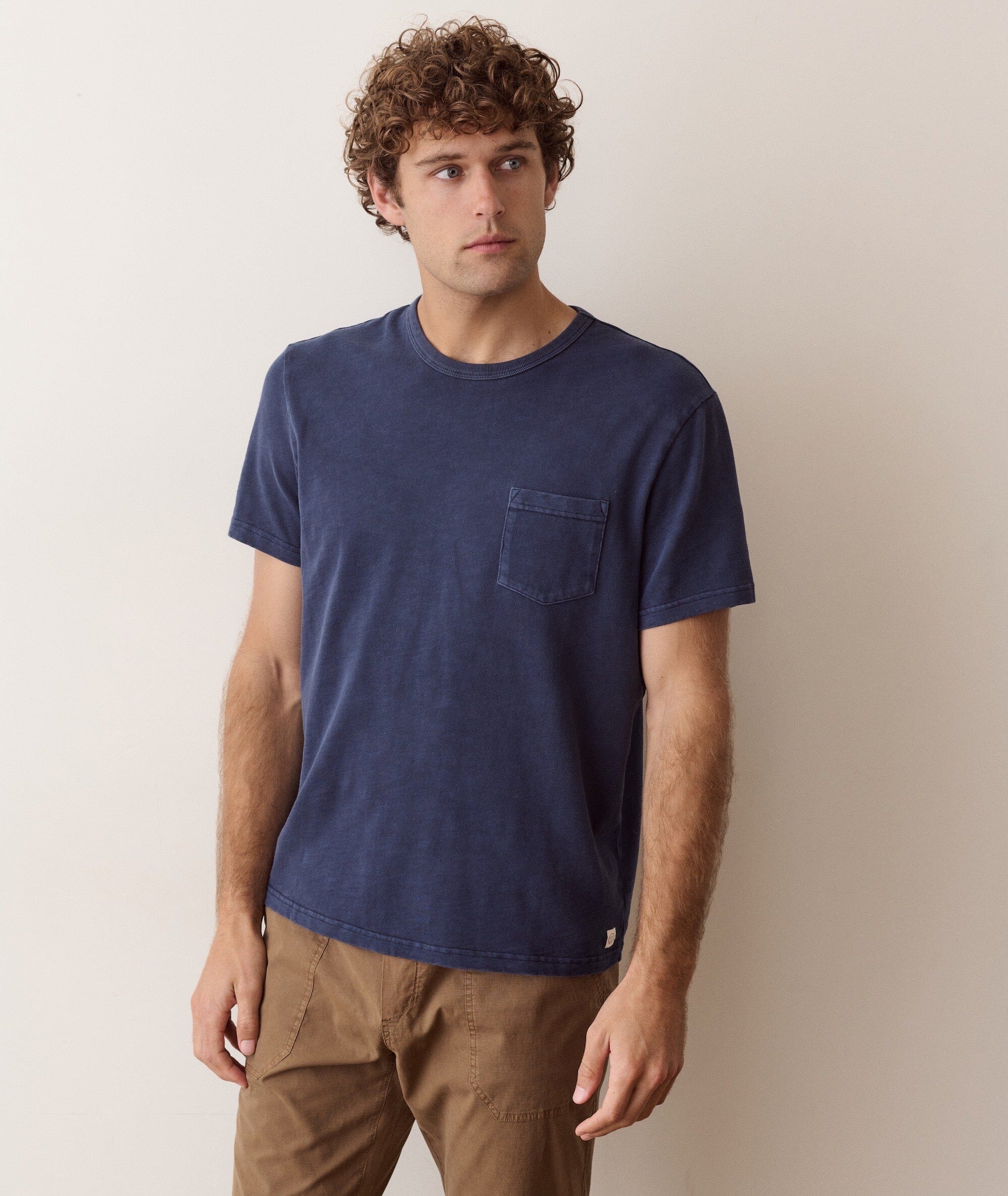Marine Layer Luxe Slub Pocket Tee – Men's Men's Graphic T-Shirts Marine Layer
