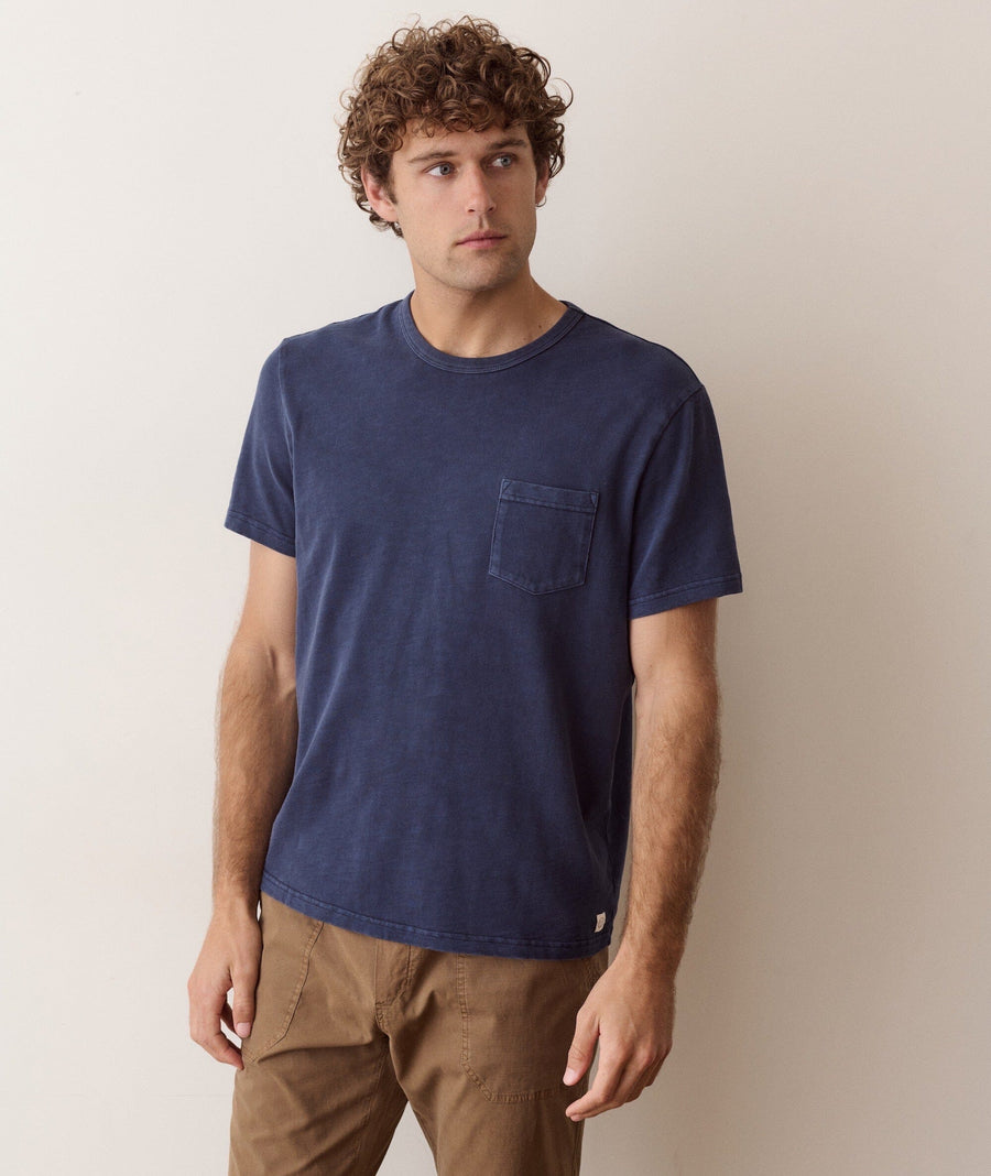 Marine Layer Luxe Slub Pocket Tee – Men's Men's Graphic T-Shirts Marine Layer 