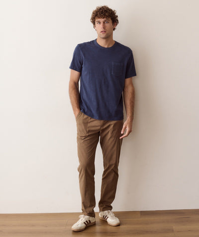 Marine Layer Luxe Slub Pocket Tee – Men's Men's Graphic T-Shirts Marine Layer