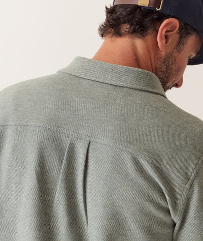Marine Layer Pacifica Stretch Twill Overshirt - Men's Men's Flannel Shirts Marine Layer