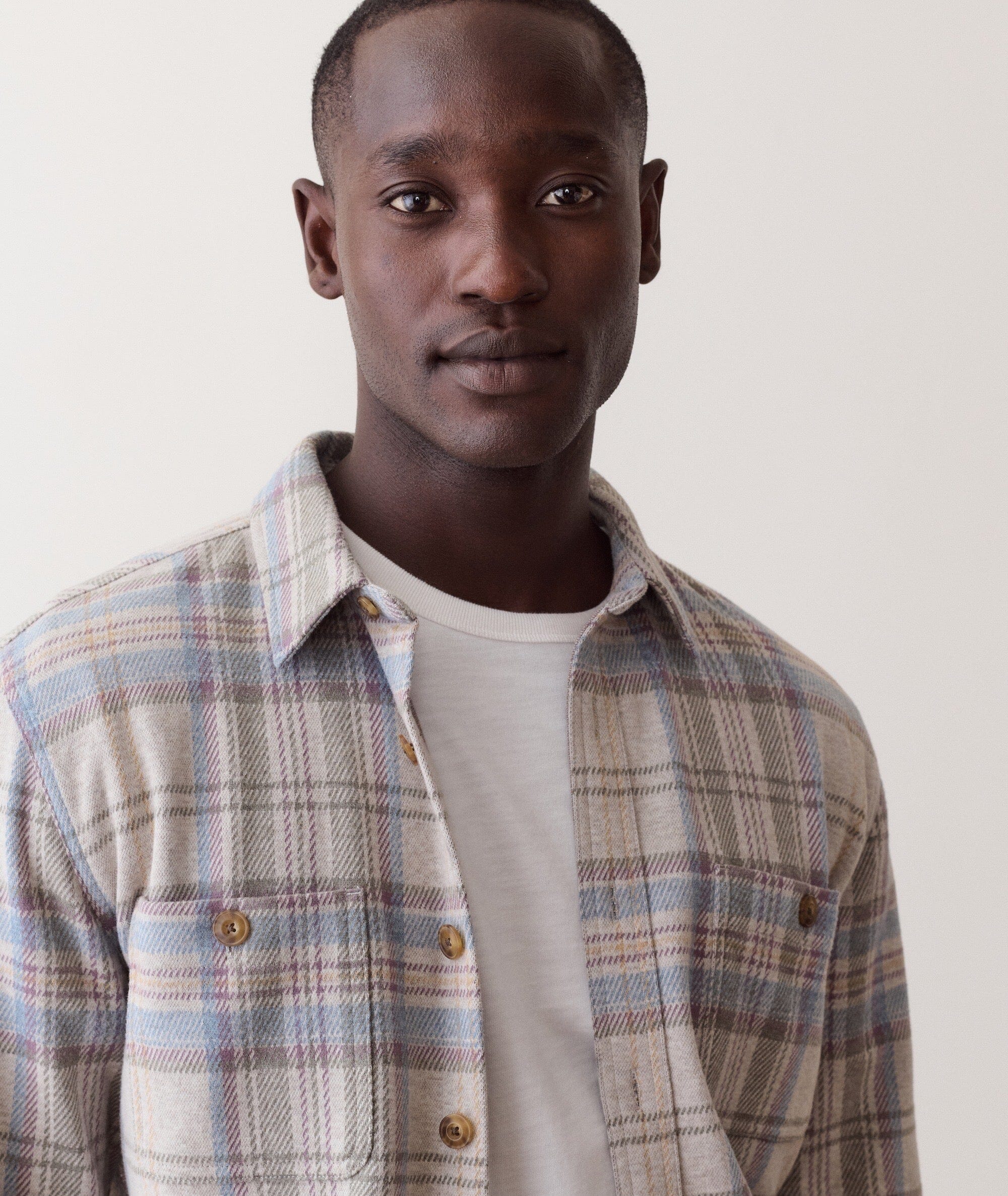 Marine Layer Pacifica Stretch Twill Overshirt – Men's Men's Flannel Shirts Marine Layer