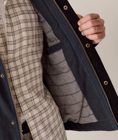 Marine Layer Weston Wax Canvas Barn Jacket – Men's Men's Casual Jackets Marine Layer