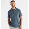 Men's Bamboo Heritage Polo Apparel & Accessories Free Fly Apparel Slate Blue L 