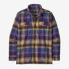 Men's L/S Organic Cotton MW Fjord Flannel Shirt Apparel & Accessories Patagonia Sun Rays: Obsidian Plum L