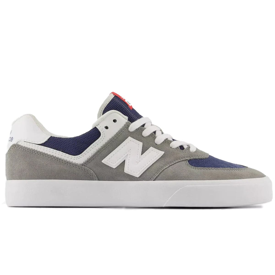 New Balance Numeric 574 (Grey/White) Shoes New Balance 