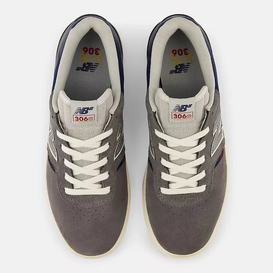 New Balance Numeric Jamie Foy 306 Cup (Grey/Blue) Men's Skate Shoes New Balance