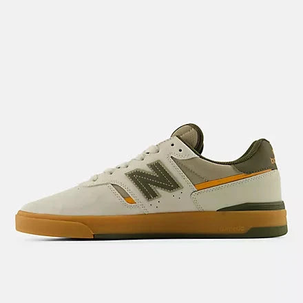 New Balance Numeric Jamie Foy 306 Cup (Grey/Green) Shoes New Balance 