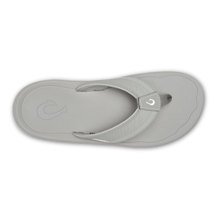 OluKai 'Ahi Kai - Men's (Ash/Ash) Men's Flip Flops OluKai