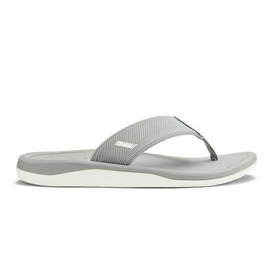 OluKai 'Ahi Kai - Men's (Ash/Ash) Men's Flip Flops OluKai
