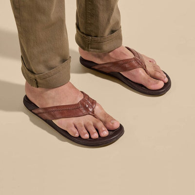 OluKai Hiapo (Rum/Dark Wood) - Men's Shoes OluKai