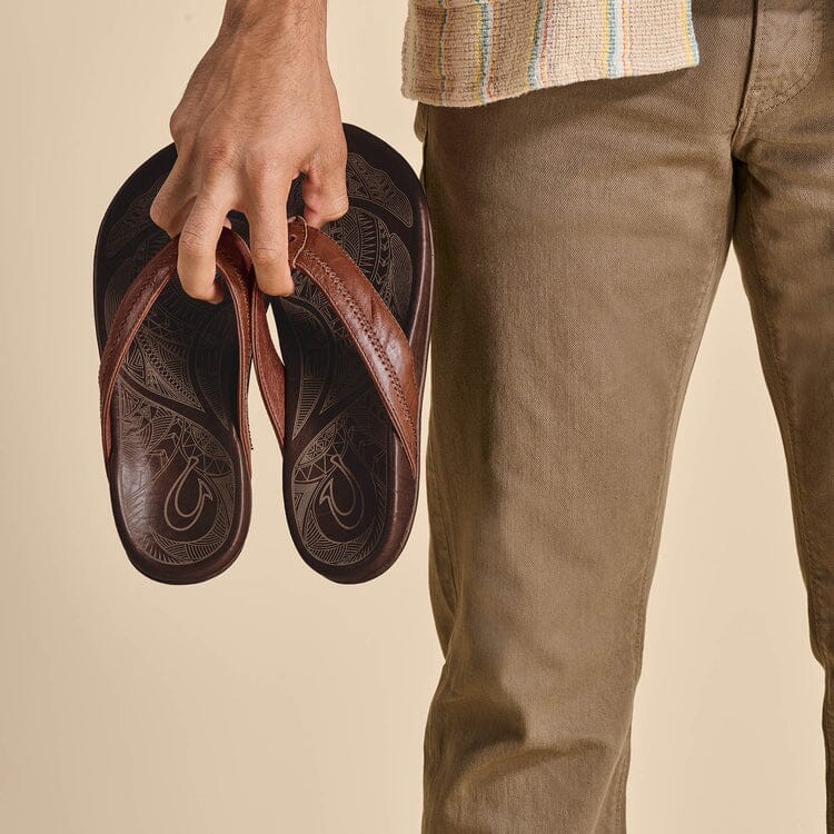 OluKai Hiapo (Rum/Dark Wood) - Men's Shoes OluKai
