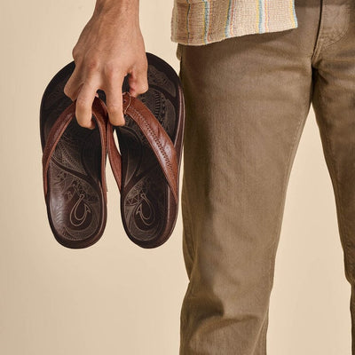 OluKai Hiapo (Rum/Dark Wood) - Men's Shoes OluKai