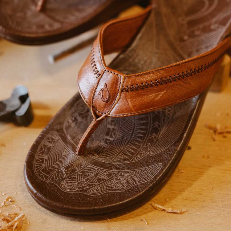 OluKai Hiapo (Rum/Dark Wood) - Men's Shoes OluKai