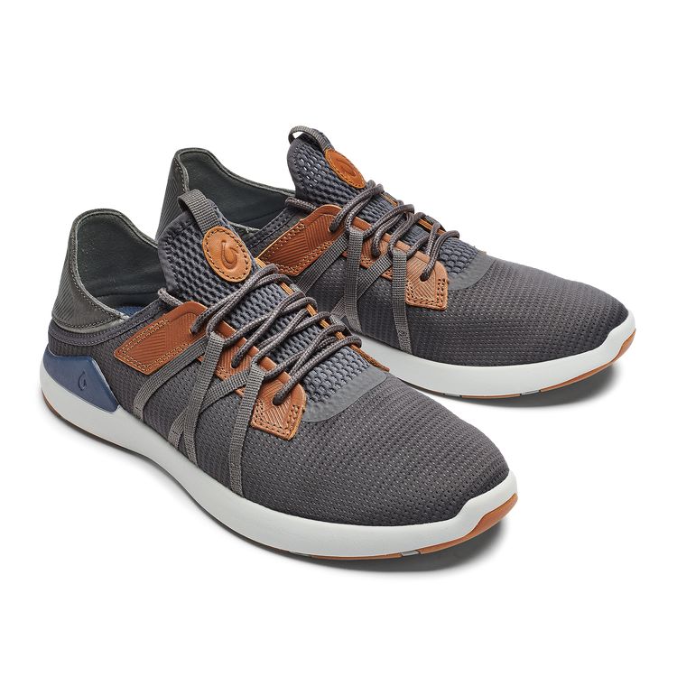 OluKai Mio Li - Men's Men's Casual Shoes OluKai Pavement/Vintage Indigo 9 
