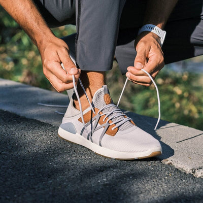OluKai Mio Li - Men's (Mist Grey/Poi) Men's Casual Shoes OluKai